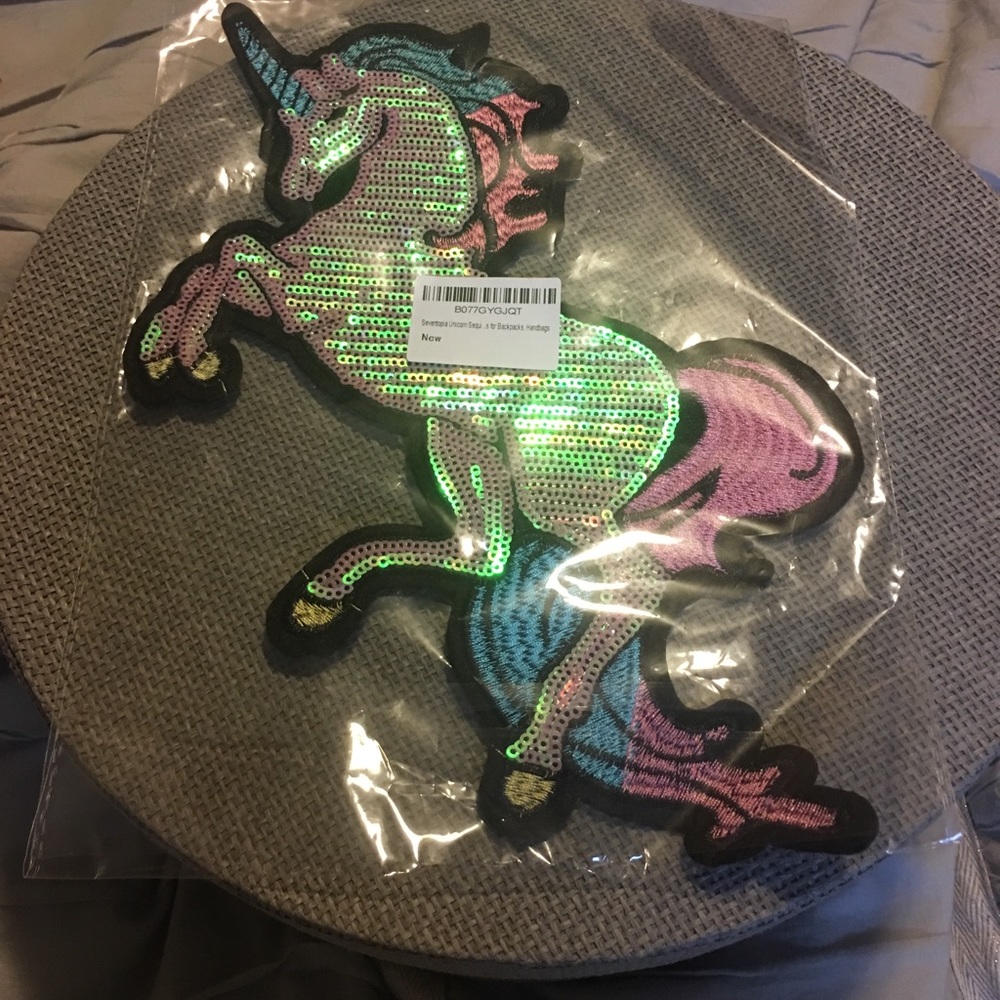 Unicorn Iron on!! Perfect for a jacket